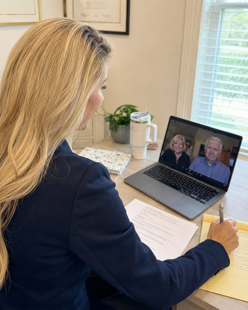 A virtual consultation with owners