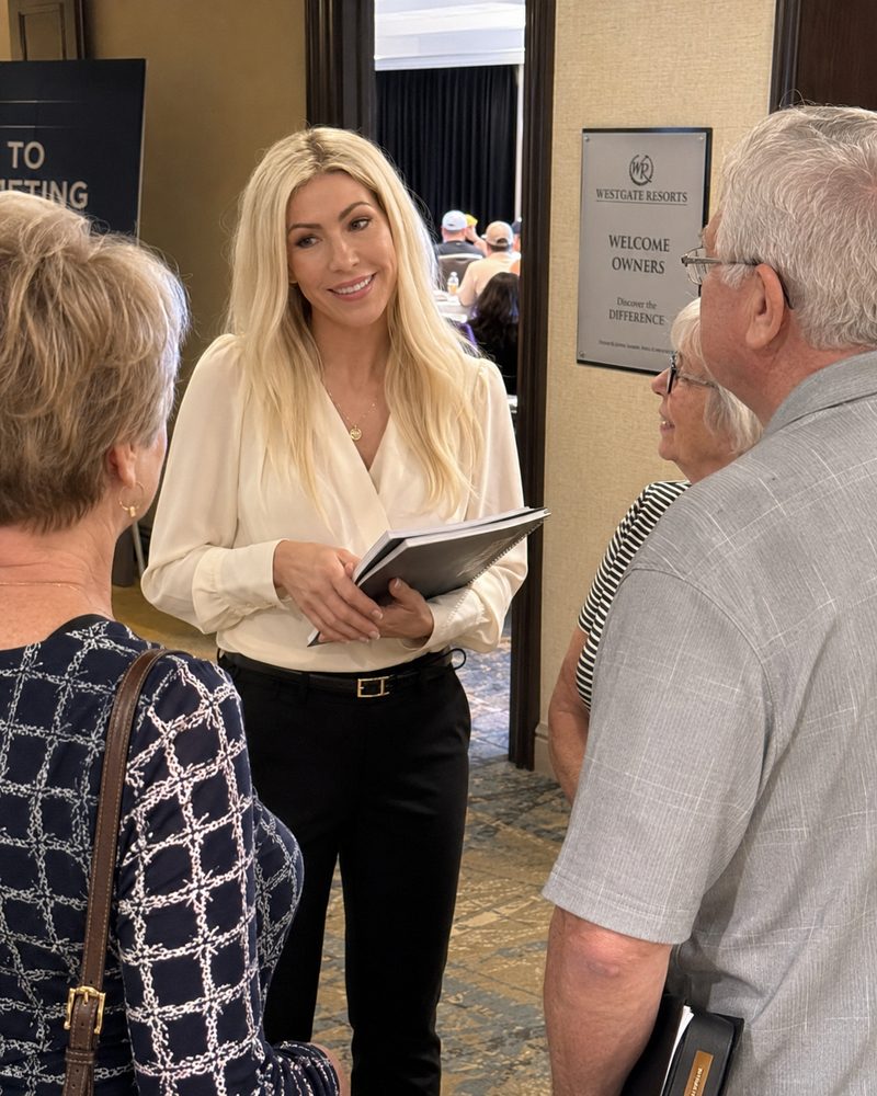 Owners being welcomed at an event